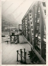 1953 CISMON DEL GRAPPA Valbrenta Primolano Ponte Ferrovia Vicenza Foto 12/16