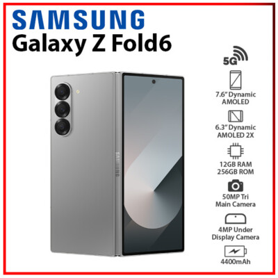 Samsung Galaxy Z Fold6 - 256 GB - Silver Shadow (Unlocked