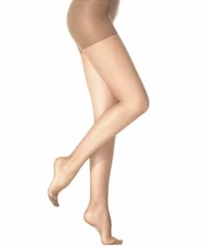 Berkshire Size 1X-2X 3 Pack Ultra Sheer Reinforced Toe Hosiery 4418 City Beige