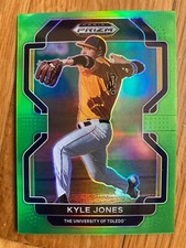 2022 Prizm Draft Picks Green 33/75 #PDP204 Kyle Jones - Toledo Rockets