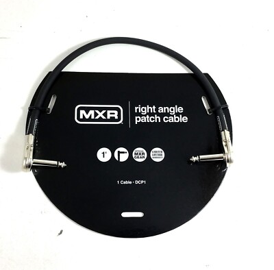 Instrument Cable Patch MXR 1 foot (~.33m) Right Angle Ends Lifetime Warranty
