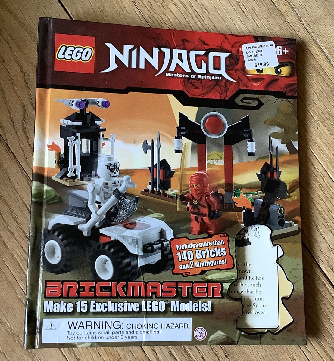 LEGO NINJAGO MASTERS OF SPINJITZU Book only No Legos