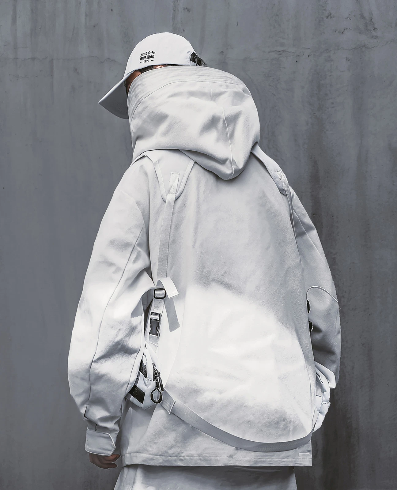 Niepce i-Tech Techwear Jacket Urban Streetwear Asian Hip Hop Funnel Hoodie image 8