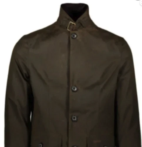 BARBOUR LUTZ Waxed Jacket Olive Rugged Sophistication MSRP$520 British Luxury image 15