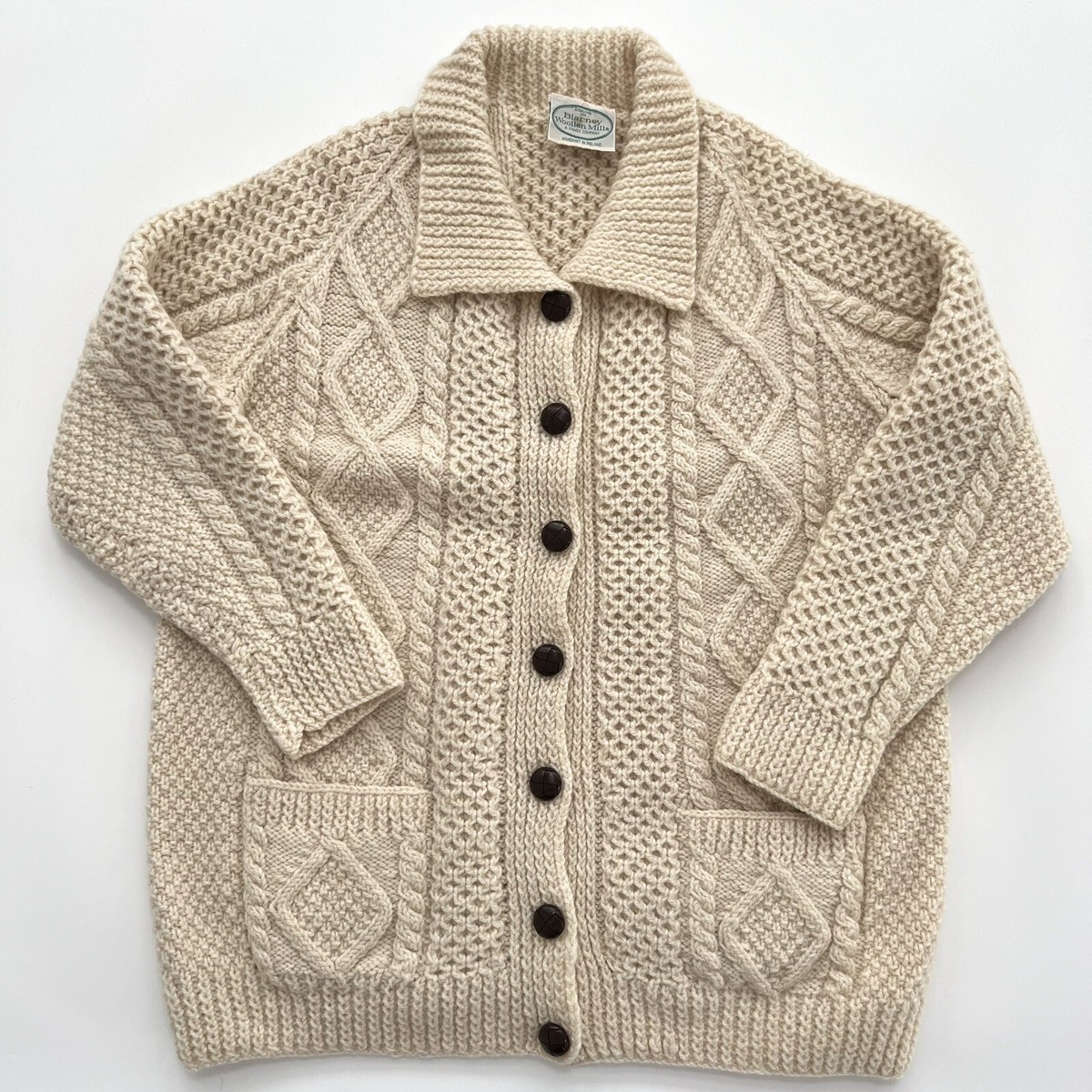 Vintage aren kint cardigan écru