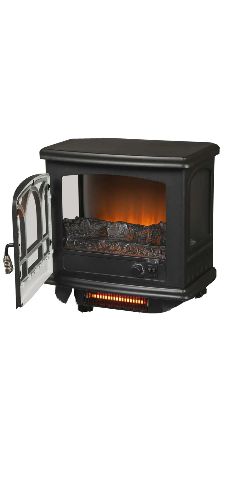 Kingham 400 Sq Ft Panoramic Infrared Electric Stove Black Electronic  Thermostat 872076034032 | eBay