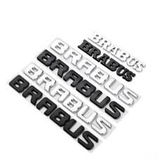 For Mercedes benz BRABUS letter Rear emblem trunk badge Car modified sticker