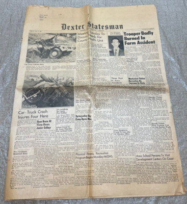 Dexter Statesman Newspaper 1967 Gale lee Leon's Dexter Queen B&W Upholstery