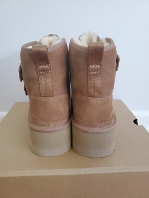 UGG Women's Neumel Platform Double Strap Booties Size US 10