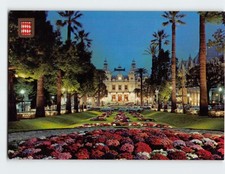Postcard View nocturne du Casino, Monaco, Monaco