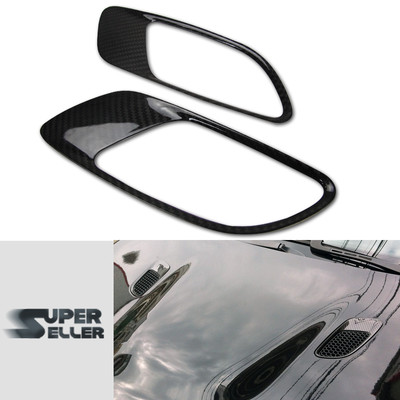 Fit For BMW E92 E90 E93 M3 Model Hood Vents Air Duct Carbon Fiber 2008-2013
