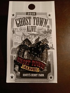 Knott S Berry Farm Halloween Haunt Ghost Town Alive Rare Pin 2019 Knotts Scary Ebay