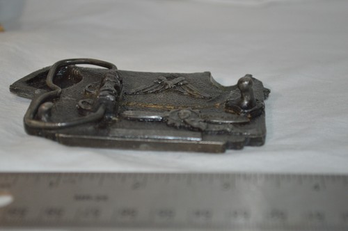 1977 Captain Hawks Sky Patrol and Novelty Co.The Mad Tea Party Belt Buckle #2039 - Picture 8 of 8