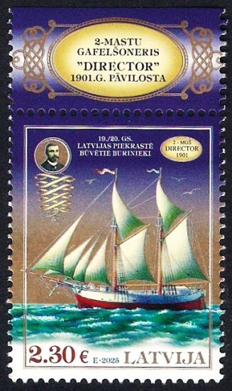 Latvia2025(02)HistoricalLatvianships-GaffschoonerDirector1901(edge)