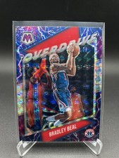 BRADLEY BEAL 2020-21 Panini Mosaic Overdrive prizm Insert #16 Wizards Suns 🔥