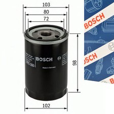 BOSCH 0451103365 Ölfilter für AVENSIS VERSO CALDINA CARINA E VI COROLLA DYNA