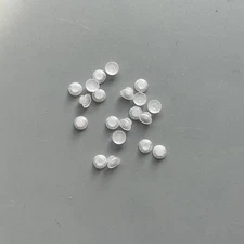 10-100Pcs Dental Lingual Button Ceramic Buttons Clear Invisable Retainer Aligner