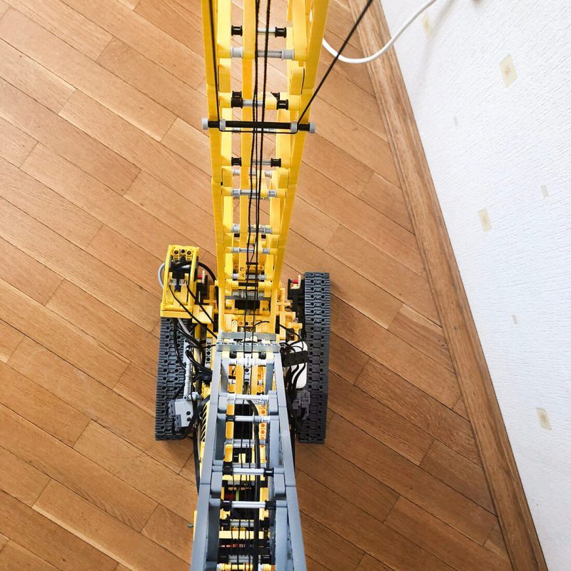 Model Crane Display LR 11000 RC Crane Display Model with Power Functions Building Set 3846 ...