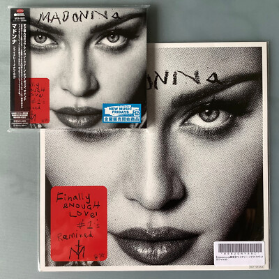 JAPAN PROMO MEGAJACKET + CD WITH OBI & INSERT FINALLY ENOUGH LOVE! MADONNA 2022