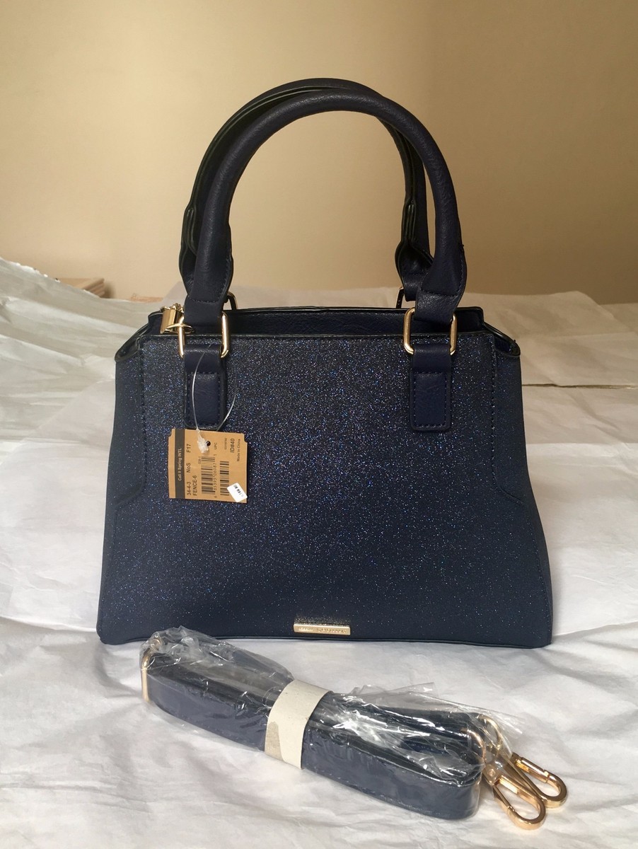 CALL IT SPRING Fence Sparkling Tote Handbag Crossbody Bag