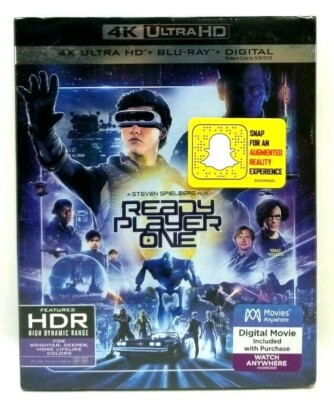 Ready Player One (4K Ultra HD + Blu-ray + Digital) (4K Ultra HDR) (L38)