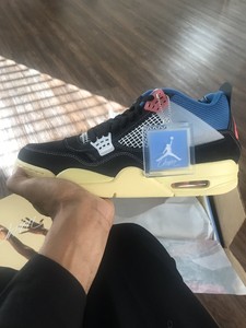 nike air jordan 4 retro union off noir | eBay