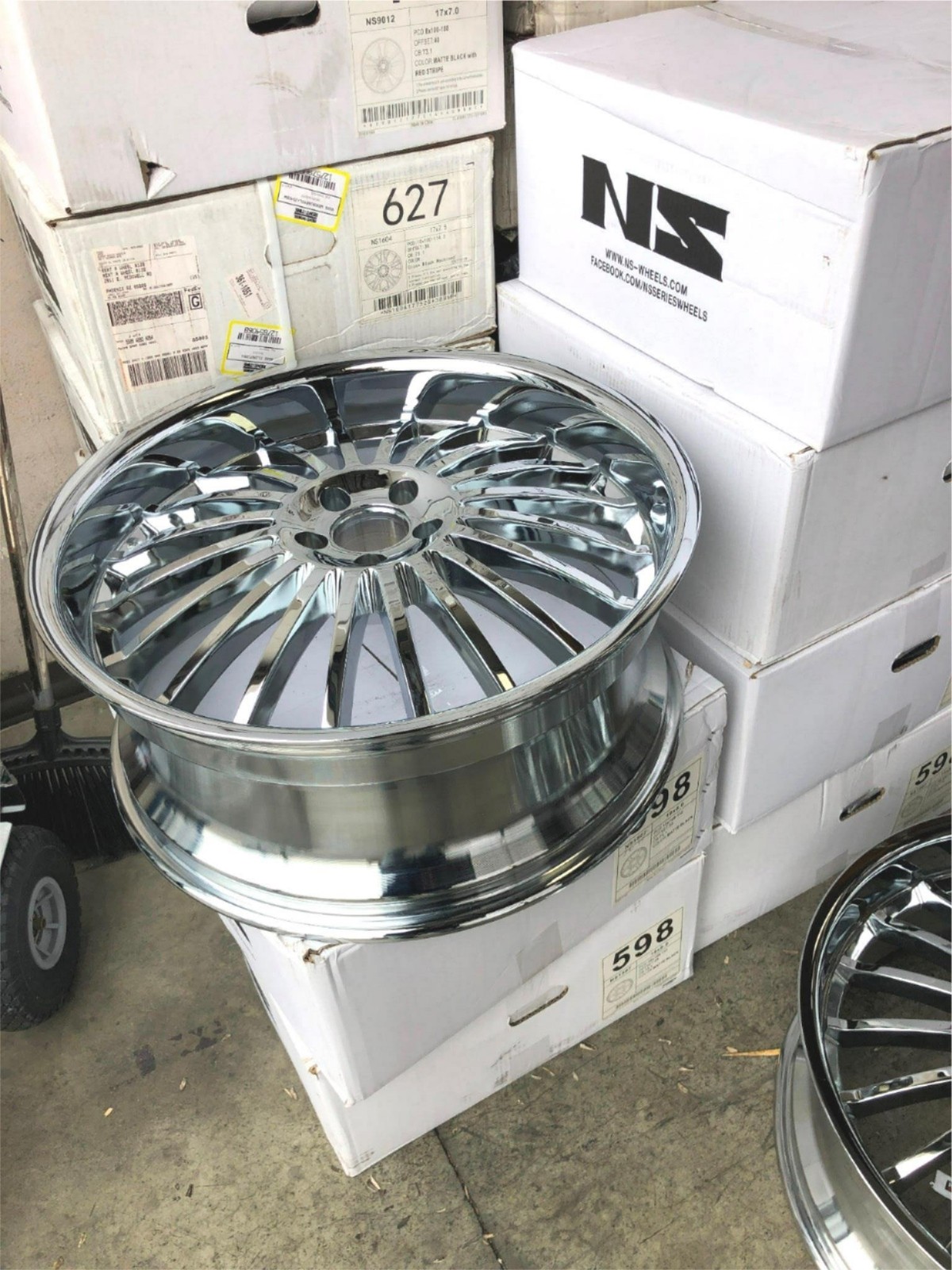 22-inch Premium CHROME Wheels Bentley GT GTC Flying Spur 2003-2011 GTX59 5x112