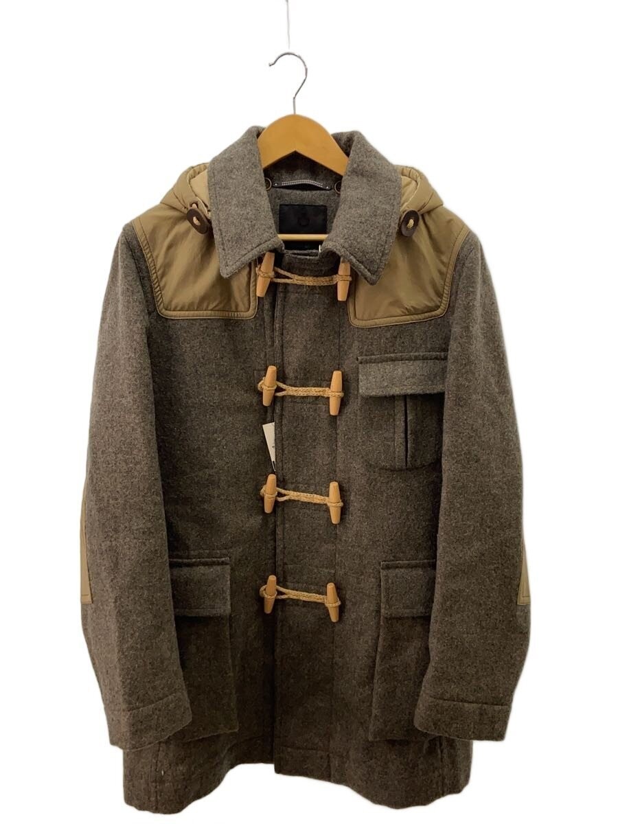 Duffle Coat/50/Wool/Gry/Plain 11112