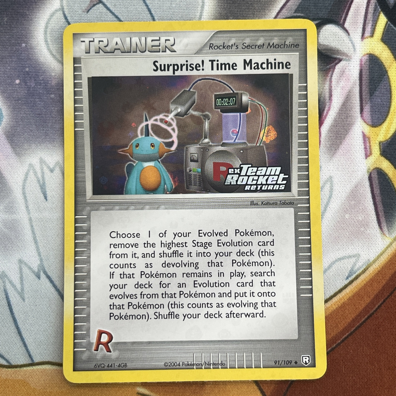 Surprise! Time Machine - 91/109 - Pokemon Ex Team Rocket Returns Reverse Holo NM