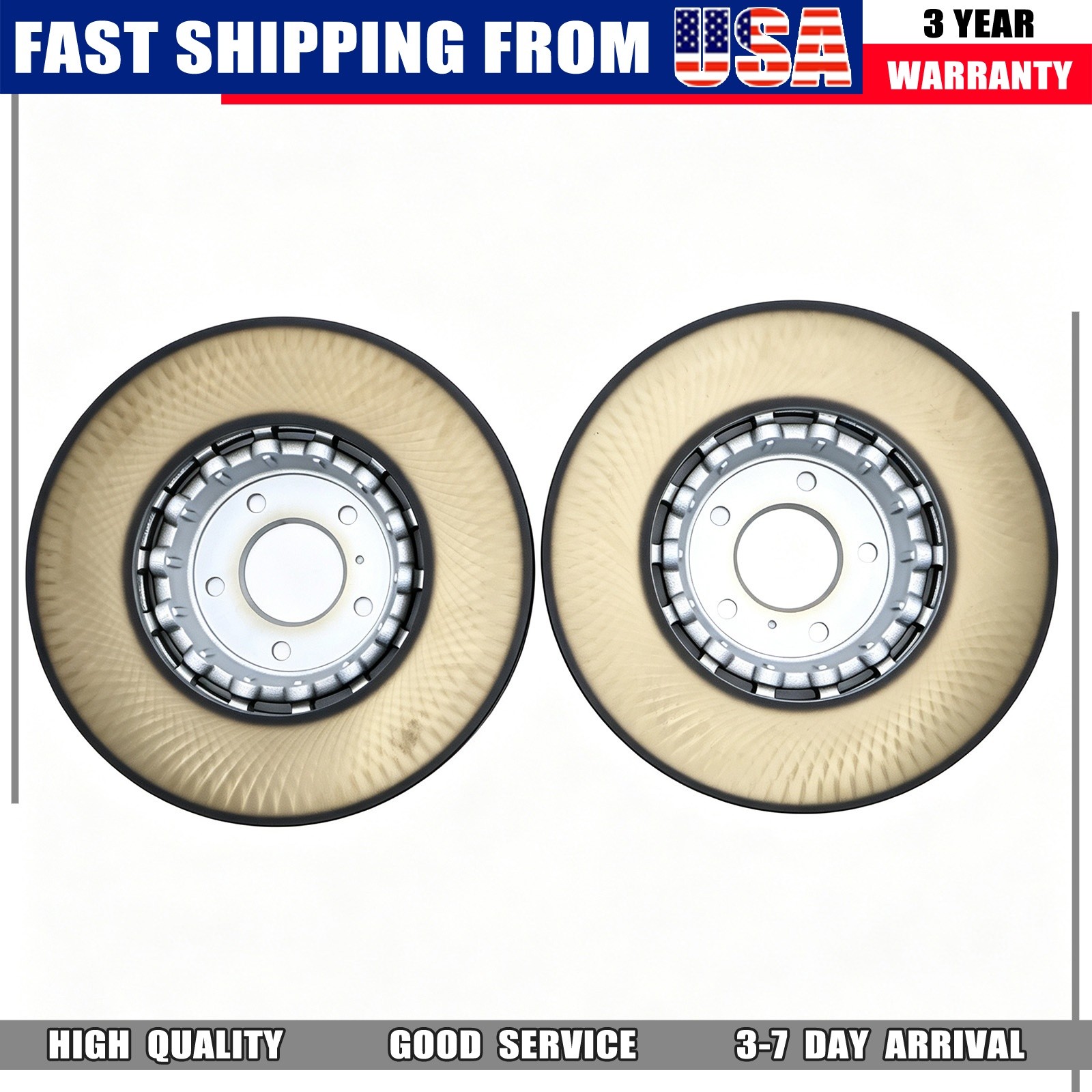 Bentley Bentayga Speed 2016-2023 Front Left, right Brake discs Pair