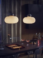 Two Mid century modern ceiling Hanging pendan...
