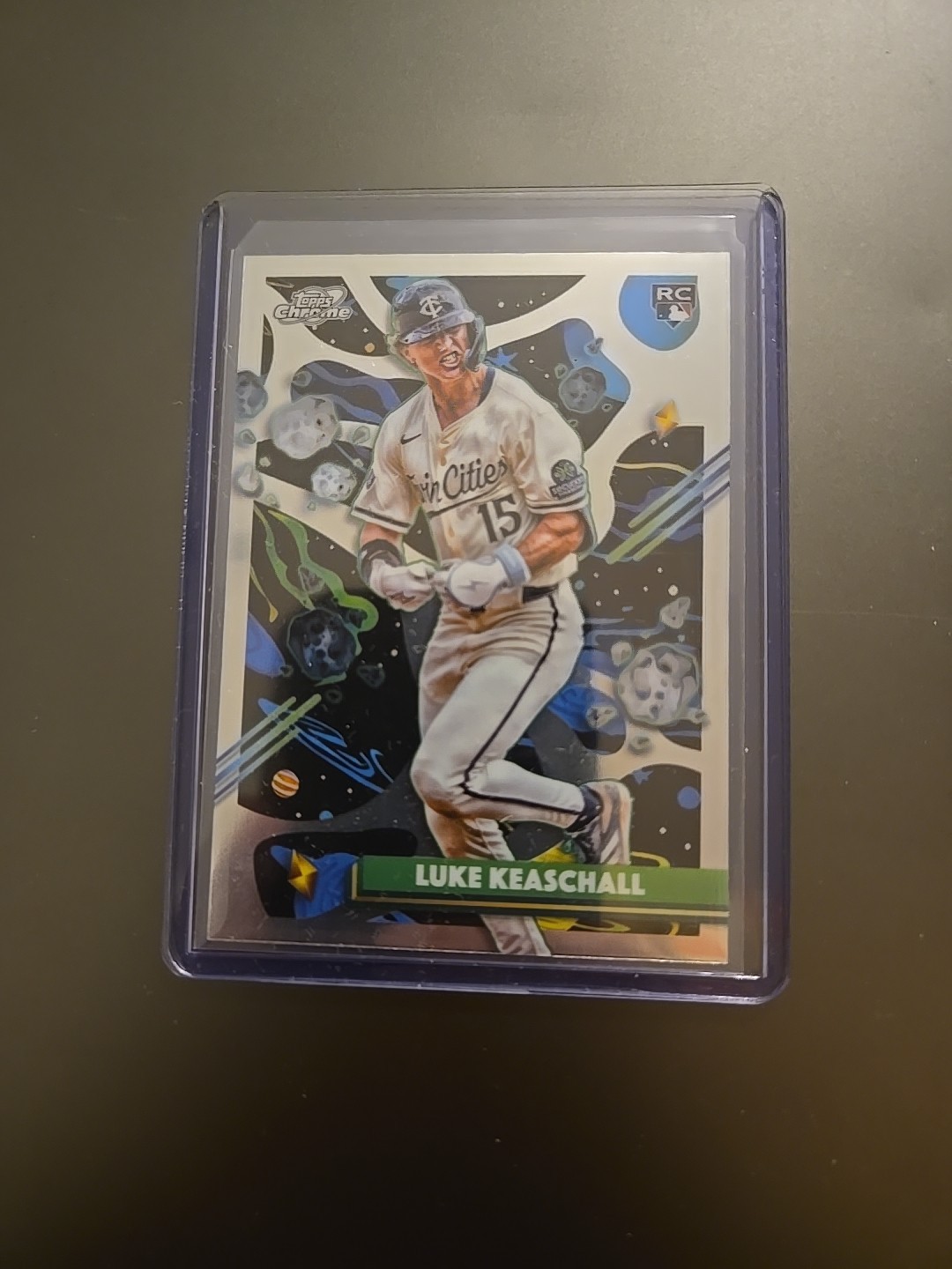 2025 Topps Cosmic Chrome Luke Keaschall Rookie #153 Twins