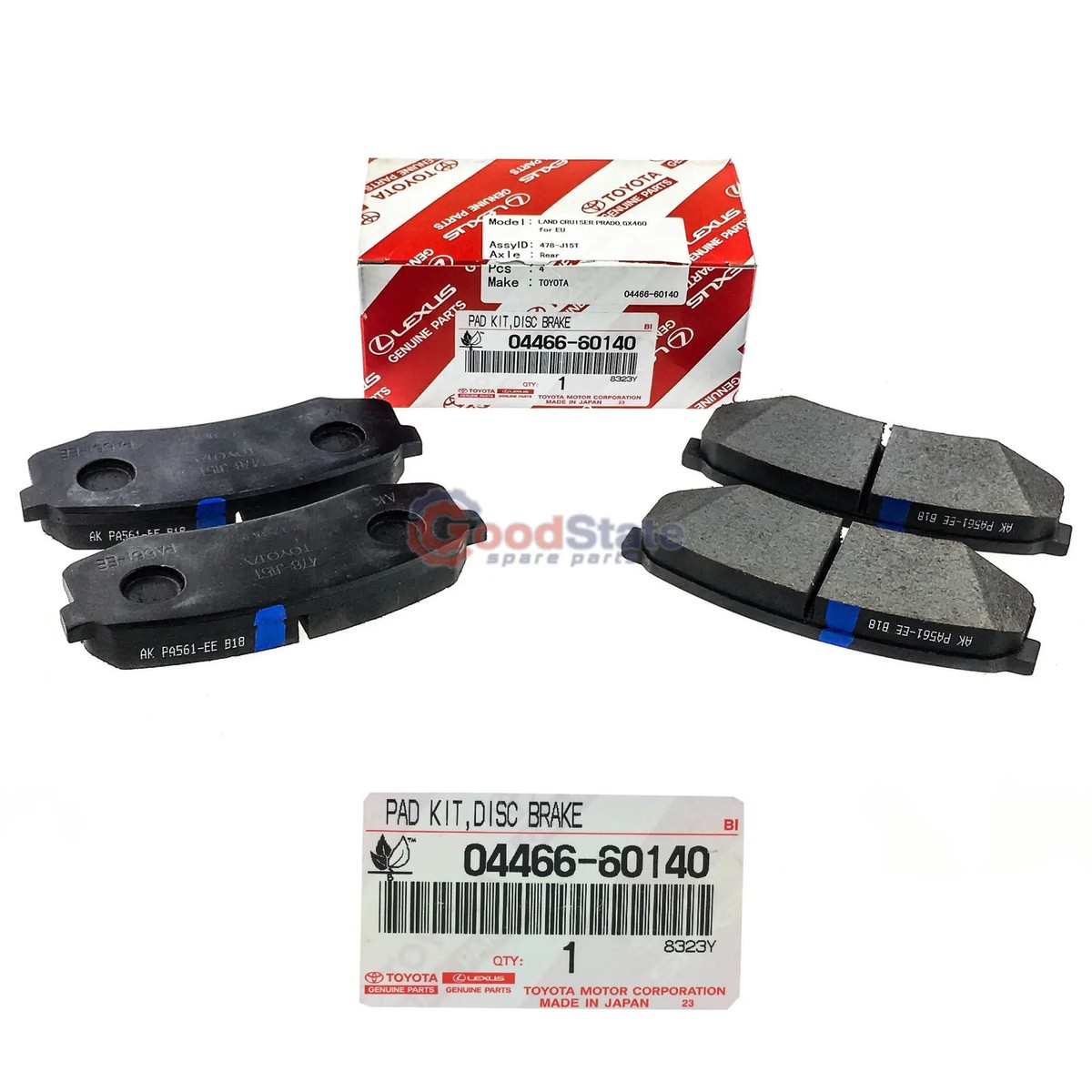 Genuine Prado LJ150 KDJ155 KDJ150 GRJ152 7GR 1KD 5L Rear Disc