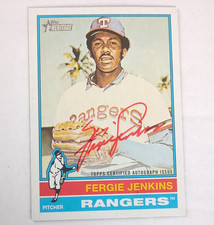 Topps Heritage Real One Autographs Fergie Jenkins /76 Rangers Red Ink Auto 2025