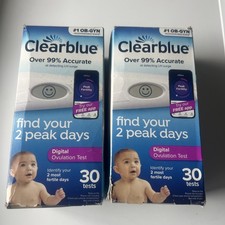 Clearblue Digital Ovulation Test Kit - 30 Tests -Early Detection - Exp 1/2028
