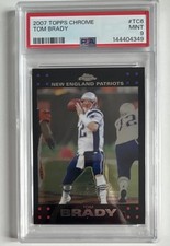 2007-08 Topps Chrome Tom Brady #TC6 PSA 9 New...