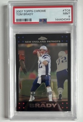 Topps 2007 Topps Chrome Tom Brady #TC6 PSA 9 New England Patriots NFL