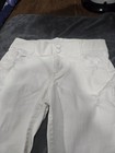 Apt. 9 Women's White Ankle Jeans Size 12 Elastic Waist — photo 2