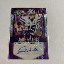 2015 Panini Prizm Collegiate Draft Picks Jake Waters #195 Purple Prizm Auto