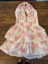 Love Shack Fancy Deanna Dress, Pink Mint, Size Large