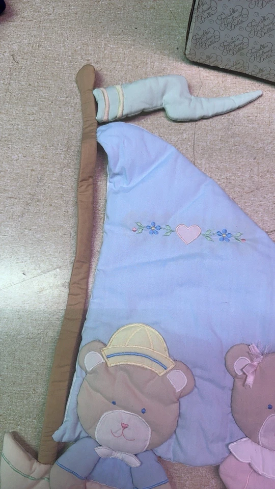 "De colección Casa de Hatten Bebé Guardería Suave Colgante de Pared Osos de Peluche Velero 22""" Foto 4 de 4