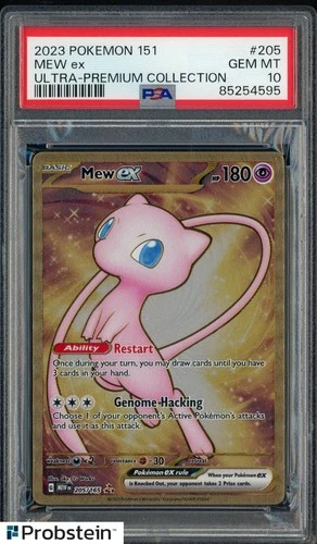 #2 2023 Pokemon MEW EN 151 Ultra Premium Collection #205 Mew ex PSA 10 GEM MINT