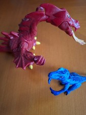 Playmobil 3327 Roter Drache Knights Feuerdrache Rot + kleiner blaue Drachen Dino