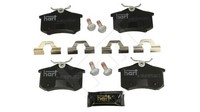 Hart 249 145 Bremsbelagsatz, Scheibenbremse FüR Seat Skoda