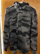 Abercrombie Boys Hooded button up Jacket