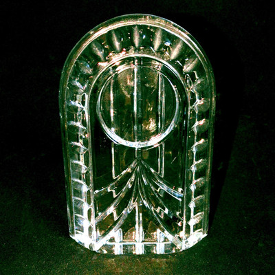 WATERFORD OVERTURE MANTLE CLOCK REPLACEMENT, Cut Lead Crystal, 5 1/4'', IRELAND