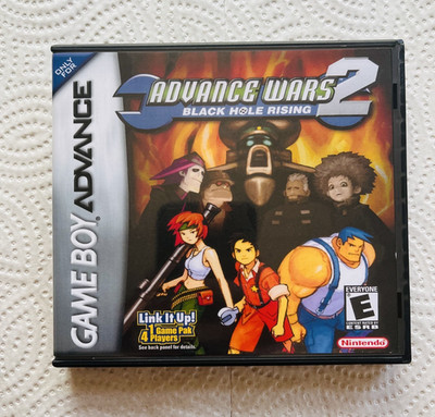 Advance Wars 2 Black Hole Rising Case Only Game Boy Advance Nintendo DS Sized