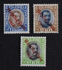 CKStamps: Iceland Stamps Collection Scott#C12-C14 Mint H OG Thin