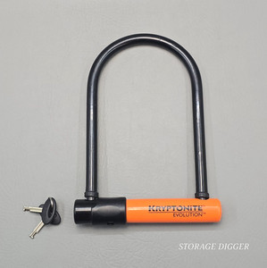 Kryptonite Evolution Standard Heavy-Duty Bicycle U-Lock Anti-Theft with 2 Keys
