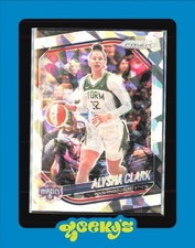 2025 Panini Prizm WNBA Alysha Clark #129 Cracked Ice Washington Mystics